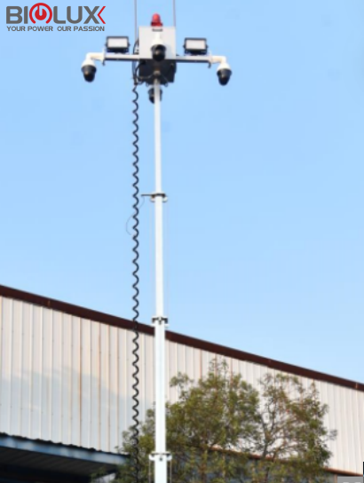 light tower with cameras light tower with cameras